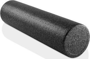 Philosophy Gym Exercise Equipment Mat, 36 x 84-Inch, 6mm Thick, High Density PVC Gym Floor Mat Black