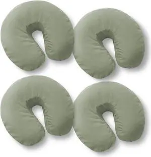 Saloniture 4-Pack Premium Microfiber Face Cradle Covers - Ultra Soft Fitted Massage Table Cradle Cover - Sage Green Saloniture 4-Pack Premium Microfiber Face Cradle Covers - Ultra Soft Fitted Massage Table Cradle Cover - Sage Green