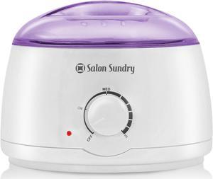 Salon Sundry Portable Electric Hot Wax Warmer Machine for Hair Removal - Purple Lid