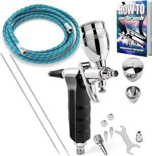 PointZero Precision Trigger Style Gravity-feed Airbrush Set w/ MAC Valve