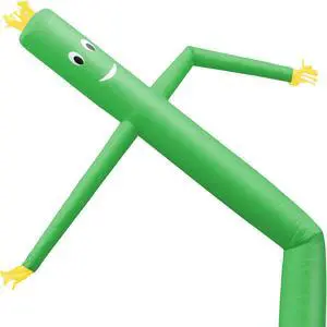 Cloud 9 Inflatable Wacky Waving Tube Man, Green 20 ft Dancing Air Puppet with Flailing Arms