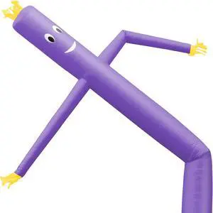 Cloud 9 Inflatable Wacky Waving Tube Man, Purple 20 ft Dancing Air Puppet with Flailing Arms