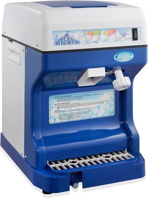 Olde Midway Snow Cone Machine, Electric Shaved Ice Slushie Dessert Maker for Home and Commercial Use