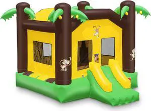 Cloud 9 Commercial Grade Jungle Bounce House - 100% PVC 17' x 13' Bouncer - Inflatable Only