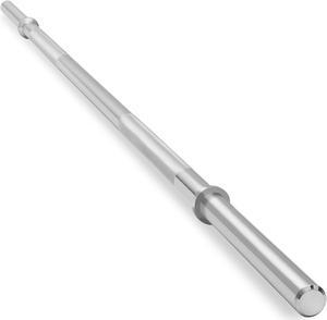 Philosophy Gym 1" Standard Weightlifting Barbell, 5 FT Straight Bar with Smooth Sleeves