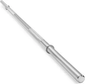 Philosophy Gym 1" Standard Weightlifting Barbell, 6 FT Straight Bar with Smooth Sleeves