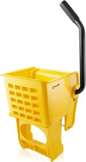Dryser Side Press Wringer Replacement for Commercial Mop Bucket, 26 and 33 qt - Yellow