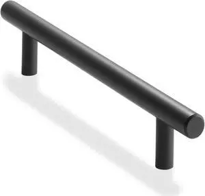 Cauldham 25 Pack Kitchen Cabinet Round Pulls Handles (5" Hole Centers) -  Drawer/Door Hardware - Style M272 - Matte Black