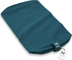 Node Fitness Replacement Cover for 25" x 12" Rectangular Bolster - Organic Cotton Yoga Meditation Cushion Cover, Teal