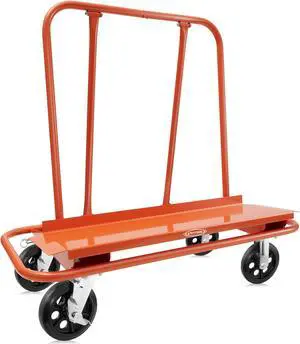GypTool Heavy Duty Drywall Sheet Cart & Panel Dolly - Orange