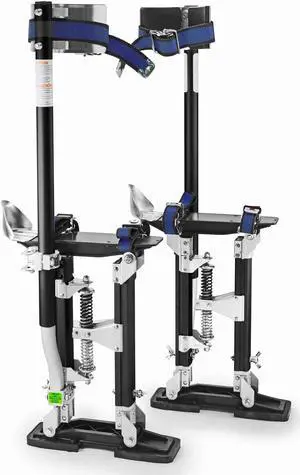 GypTool Pro 24" - 40" Drywall Stilts - Black