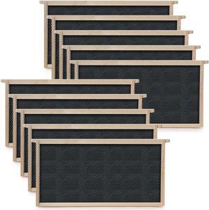 Honey Keeper Beehive 10 Deep Frame Kit with Foundations for Replacement Langstroth Beekeeping