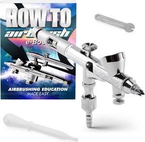 PointZero Precision Dual-Action 2cc Gravity-feed Airbrush MAC Crown Cap .2mm