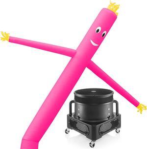 Inflatable HQ Air Inflatable Dancer Tube Puppet Set, 20 ft. Tall with Blower Fan - Pink