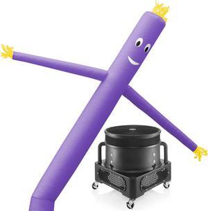 Inflatable HQ Air Inflatable Dancer Tube Puppet Set, 20 ft. Tall with Blower Fan - Purple