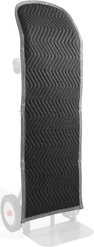 Sure-Max Heavy Duty Round Top Hand Truck Dolly Cover, Woven Cotton/Polyester, 50" x 16", Black