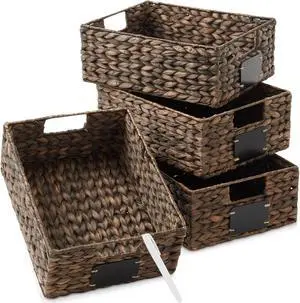 Casafield Set of 6 Collapsible Fabric Cube Storage Bins, Baby Blue - 13" Foldable Cloth Baskets for Shelves, Cubby Organizers & More