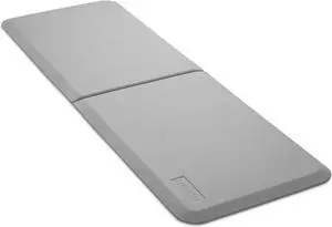 Made Medical 73" x 24" Bi-Fold Bedside Non-Slip Fall Mat for Elderly - Fall Prevention Anti-Skid Pad with Beveled Edge Anti-Fatigue Floor Mat, Gray