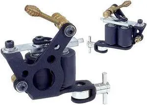 Afterlife Custom Irons Dual Coil Liner Shader Tattoo Machine - Black