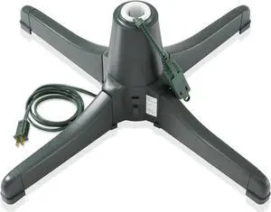 Casafield 360-Degree Rotating Christmas Tree Stand - Adjustable Revolving Base for Up to 7.5 FT Artificial Tree with 3 Built-in Electrical Outlets, Green Casafield 360-Degree Rotating Christmas Tree Stand - Adjustable Revolving Base for Up to 7.5 FT Artificial Tree with 3 Built-in Electrical Outlets, Green