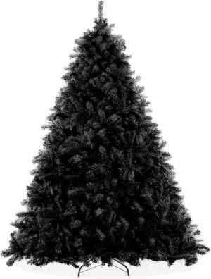 Casafield 4.5FT Black Spruce Artificial Holiday Christmas Tree with Sturdy Metal Stand