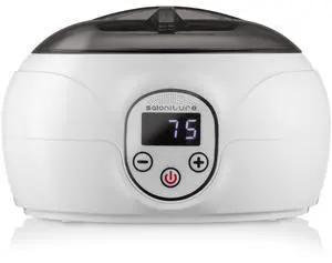 Saloniture Professional Wax Warmer Machine for Hair Removal with Digital Display for Home, Spa, or Salon - Black Lid