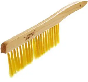 Honey Keeper 14-Inch Bee Hive Brush with Wooden Handle - Beekeeping Tool for Beekeepers