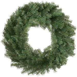 Casafield 30" Fir Artificial Christmas Wreath Holiday Décor, 220 PVC Tips for Front Door, Window, or Mantel Casafield 30" Fir Artificial Christmas Wreath Holiday Décor, 220 PVC Tips for Front Door, Window, or Mantel