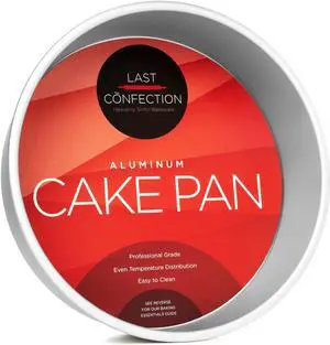 Last Confection 10" x 3" Aluminum Round Cake Pan - Professional Bakeware