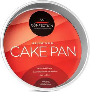 Last Confection 10" x 2" Aluminum Round Cake Pan - Professional Bakeware