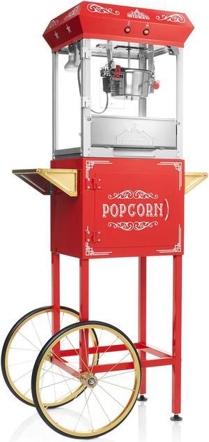 Retro Popcorn Machine with 2.5 oz. Kettle, Blue - Olde Midway