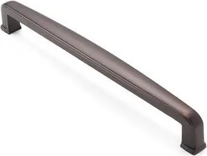 Cauldham 10 Pack Solid Kitchen Cabinet Handles (7-1/2" Hole Centers) - Drawer/Door Hardware - Style T765 - Oil Rubbed Bronze