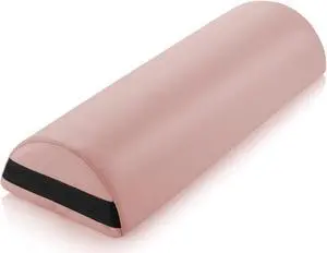 Saloniture Jumbo Half Round Massage Table Bolster Pillow Pad - 26 x 9 x 4.5 Inch - Pink Saloniture Jumbo Half Round Massage Table Bolster Pillow Pad - 26 x 9 x 4.5 Inch - Pink