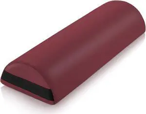 Saloniture Jumbo Half Round Massage Table Bolster Pillow Pad - 26 x 9 x 4.5 Inch - Burgundy Saloniture Jumbo Half Round Massage Table Bolster Pillow Pad - 26 x 9 x 4.5 Inch - Burgundy