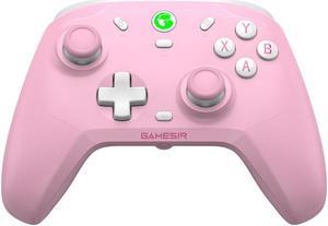 GameSir T4 Cyclone Pro Wireless Pro Controller for Switch/Lite/OLED, Hall Effect Controller (No Drifting) for Windows PC, macOS, Steam Deck, Android & iOS (Pink Version)