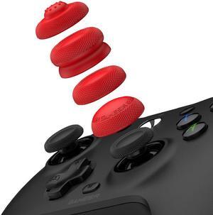 GameSir Thumb Grip Pack for the entire GameSir controllers (except X2/X3), XBox One/XBox Series controllers, PS4/PS5 controllers, Switch Pro, etc (Red Version)