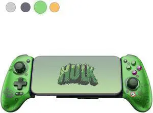 GameSir G8+ Bluetooth Wireless Mobile Gaming Controller for Switch, iOS, Android, tablets, or PC Gamepad with Hall Effect Joysticks/Hall Trigger, 3.5mm Audio Jack-Hulk Edition