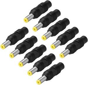 DC Power Converter 5.5mm x 2.1mm Male to 3.5mm x 1.35mm Female Adapter Connector 10Pcs DC Power Converter 5.5mm x 2.1mm Male to 3.5mm x 1.35mm Female Adapter Connector 10Pcs