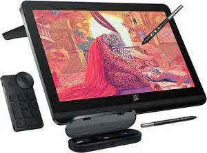XPPen Artist Pro 19 (Gen 2) Drawing Tablet | 4K, 99.8% sRGB Display | Calman Verified Screen | Two 16K Pressure Levels Pens | Full-laminated Graphic Display for Computer