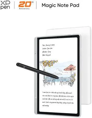 XPPen Writing/Drawing Tablet No Computer Needed,Standalone Sketching Drawing Pad,XP Note Pad with Low Blue Light Screen/16384 Pen Pressure Stylus/8000mAh Battery/6GB + 128GB