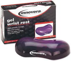 Innovera Gel Mouse Wrist Rest, Purple 51442