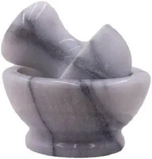 RSVP White Marble Spice Grinder Set