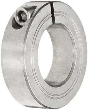 Climax Metal M1C-30-S Shaft Collar, One Piece, Stainless Steel, Metric, 30mm Bo