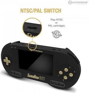 SupaBoy Portable Pocket Console for Super NES Super / Famicom / SNES /SFC BlackGold - Hyperkin