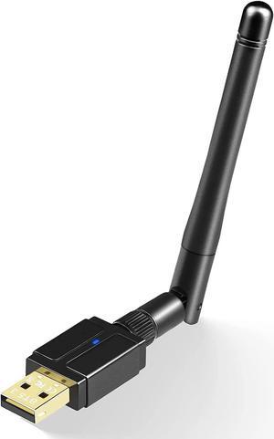 Long Range Bluetooth Adapter for PC 5.3, USB Bluetooth Adapter Dongle 328FT / 100M, 5.3+EDR Bluetooth Wireless Transmitter Receiver for Desktop Laptop PC with Windows 11/10/8.1