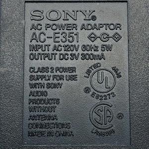 Genuine AC Power Supply Adapter Sony AC-E351 3V 0.3A 5W 2.3mm connector