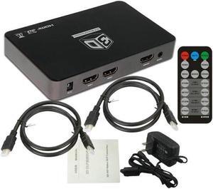 BUCIER HDMI Converter/2D to 3D/Video Converter Left and Right Up and Down Format to 3D Suitable Projection Blu-Ray Film