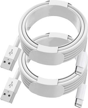 isptewhie iPhone Charger Cord 2Pack 6ft Apple MFi Certified USB to Lightning Cables Fast Charging High Speed Data Sync USB Cable Compatible with iPhone iPad iPod AirPods
