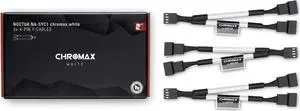 Noc-tu-a NA-SYC1 chro-max.white, 4-Pin Y-Cables (White)