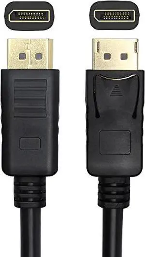DP to DP 4K high-definition cable Displayport cable male to male computer connection cable DP to DP cable high-definition cable(3.3 ft)